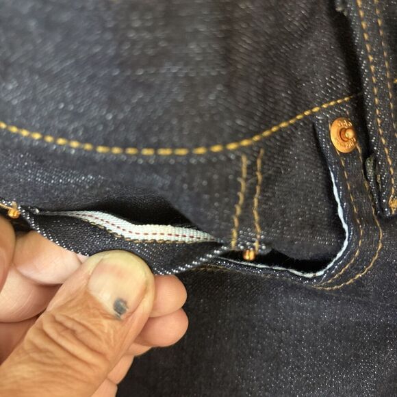 Gap Kaihara Selvedge Jeans Japanese Selvedge Slim Stretch 30X28 - Picture 9 of 13